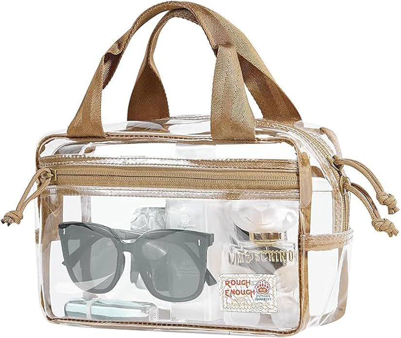 Rough Enough Clear Stadium Bag Handbag for Women Event Concert Sport Fans Fashion Cute Stylish