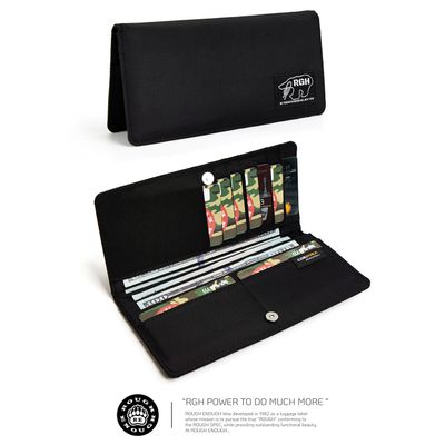 RoughEnough Men&#39;s Business Anti theft Brushing Long Wallet