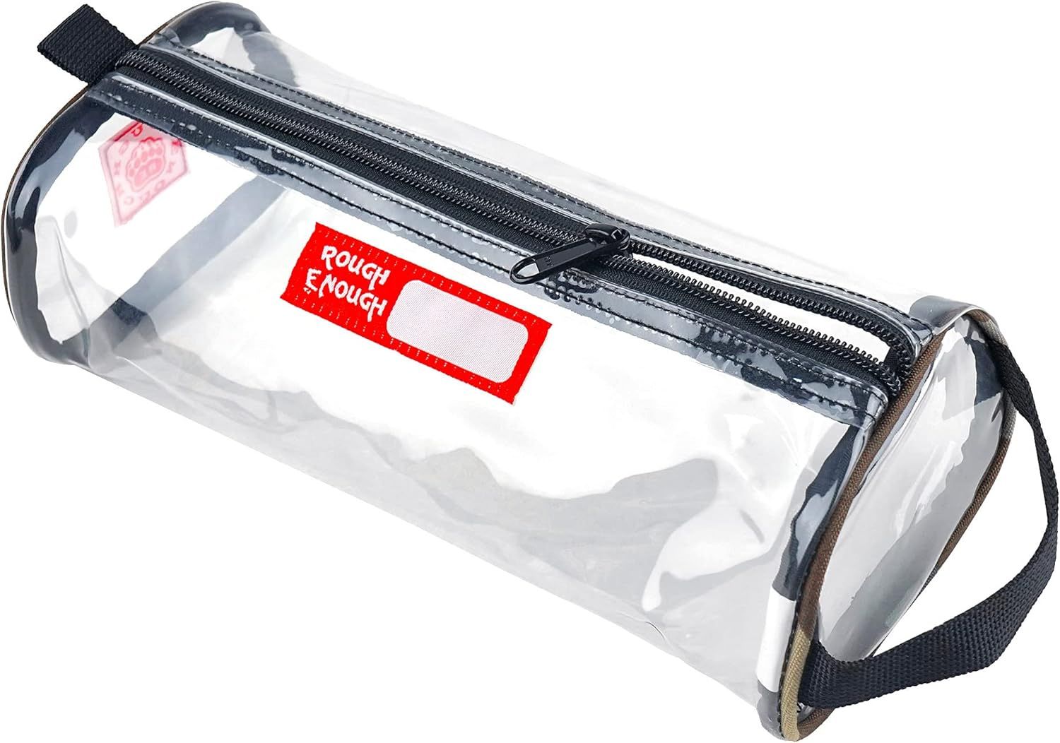 Rough Enough Clear Travel Toiletry Bag for Women Leakproof Cosmetic Makeup Organizer for Toiletries Traveling Essentials