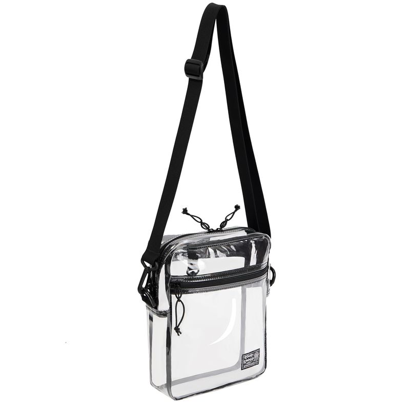 Rough Enough Clear Crossbody Bag Stadium Approved