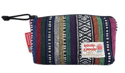 RE8350 Vintage Folk Small Cosmetic Bag, COLOR: Black Folk