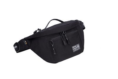 Rough Enough Tactical Fanny Pack for Men Lightweight Waterproof Waist Bag Crossbody for Fishing Hiking Dog Walking (Black)