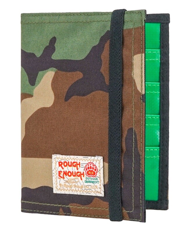 Rough Enough Passport Holder Wallet Cover Case Men Women Kids Family for Travel Vacation Trip Essential Cordura