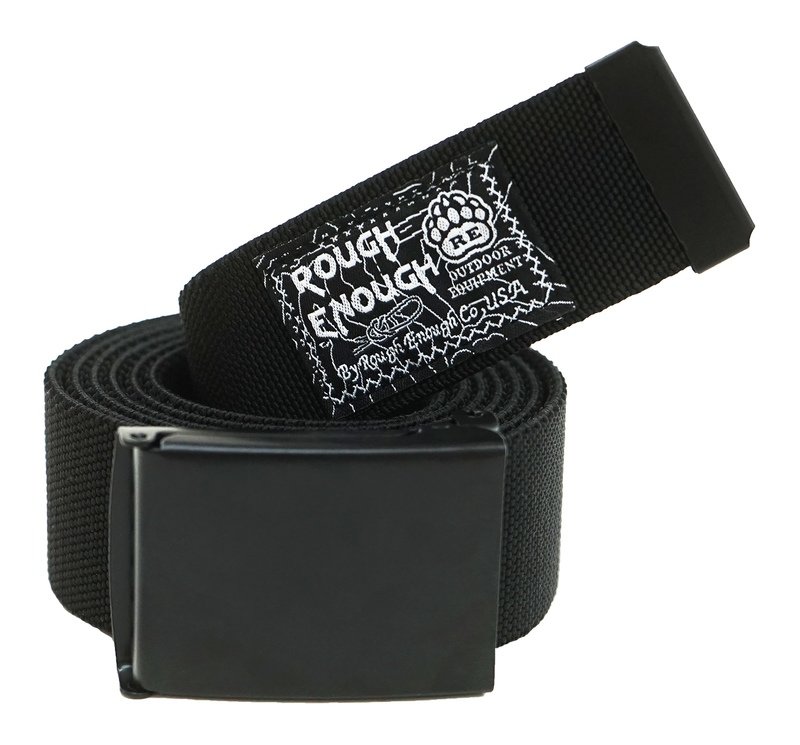 Rough Enough Tactical Belt Men with Keychain EDC Casual with Nylon for Preppy Boys Men