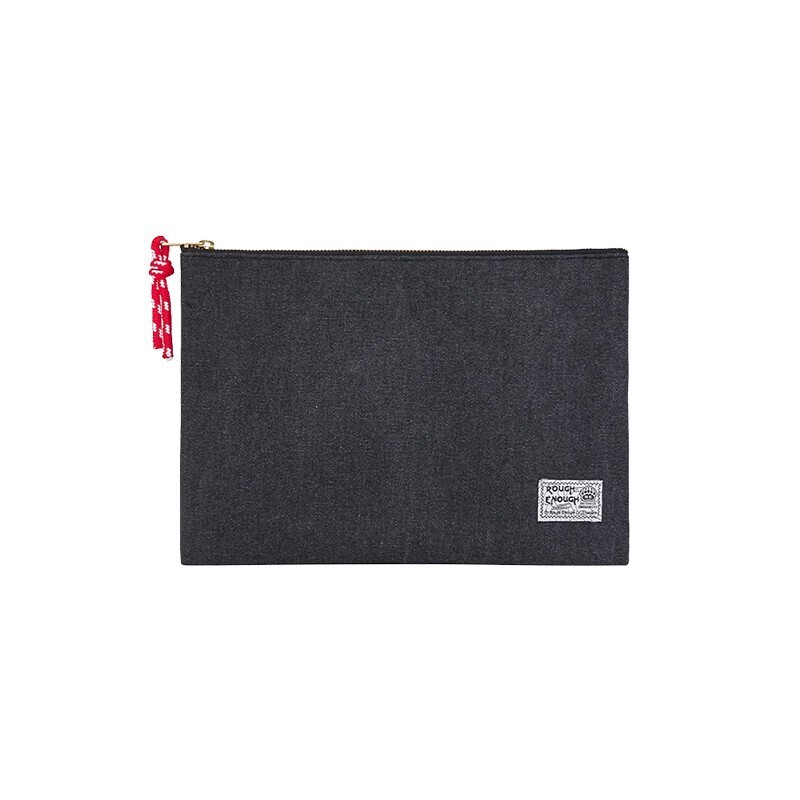 Rough Enough Important Document Organizer Holder Canvas Information Bag