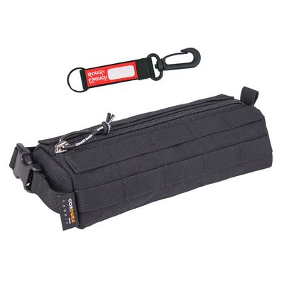 Rough Enough Small Tactical Bag Pouch for Boys Adults Outdoor Adventures with Molle System Quick Release Handle Black