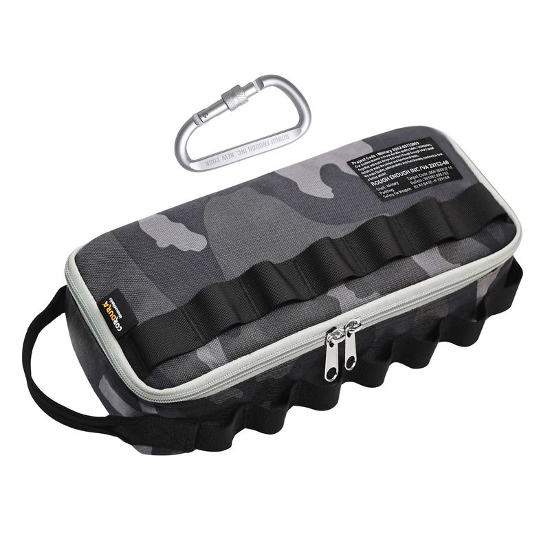 Rough Enough Small Tool Bag Pouch Organizer Box for Motorcycle Road Bike Electricians Camping 12 Inch