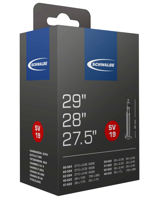 Schwalbe Tube SV 19 29/28/27.5&quot; Presta