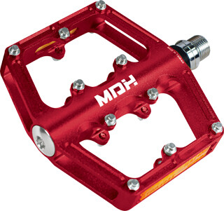 MDH PXC01 BMX Alloy Flat Pedal - Red