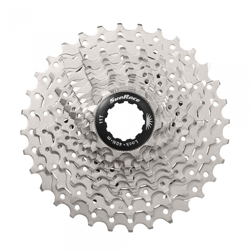 Sunrace CSRX1 EAS0 Cassette 11S 11-28T Metallic Silver