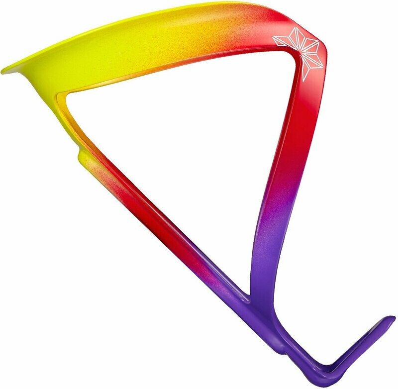Supacaz Fly Cage Limited Edition - Neon Purple/Red/Yellow