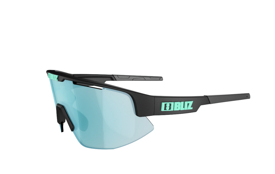 Bliz Matrix Small - Black/Ice Blue - Cycling Sunglasses