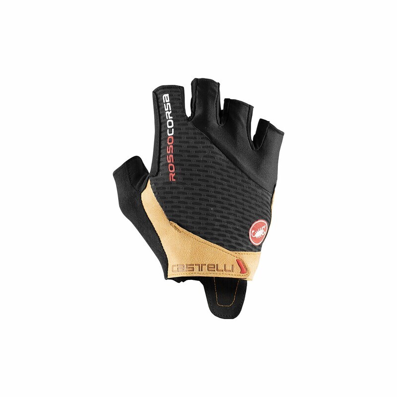 Castelli Rosso Corsa Pro V Gel - Black/Tan