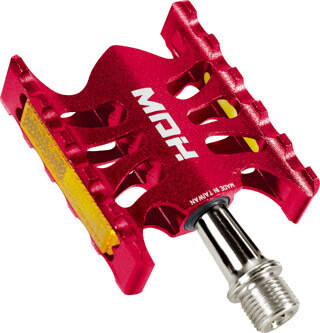 MDH PCC04 City Alloy Flat Pedal - Red