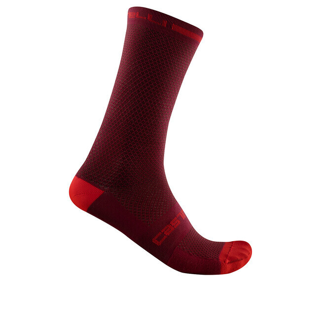 Castelli Superleggera T18 Socks - Bordeaux