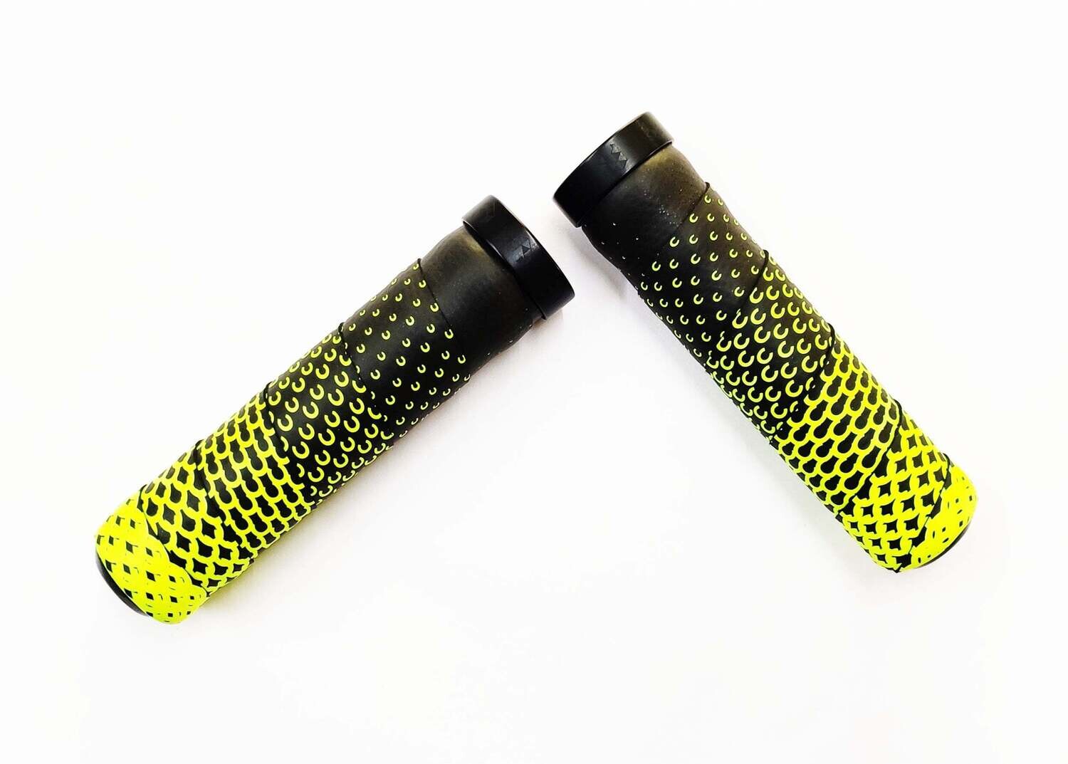 Ciclovation Advanced Hand Grip with Leather Touch - CC Fusion - Fusion Neon Yellow