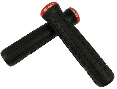 Giant Swage Single lock-on Grip - Black/Red