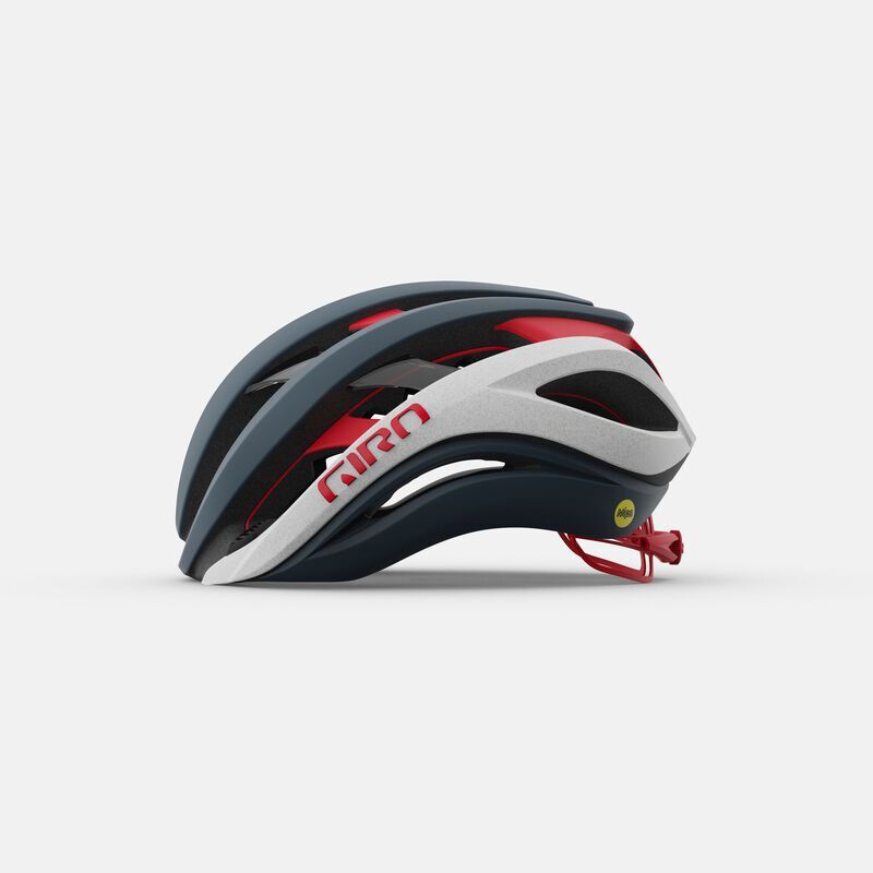 (新品) Giro Aether Spherical Adult Road Cycling Helmet Matte Black White Bright Red (2022), Medium