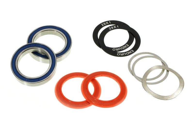 Enduro BK-54119 - ABEC-3 Bottom Bracket Bearing Kit for BB30/BB386 type (30mm spindle) cranksets and BB30 framesets