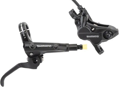 Shimano Deore BL-MT501/BR-MT520 Disc Brake and Lever - Rear, Hydraulic, Post Mount, Black