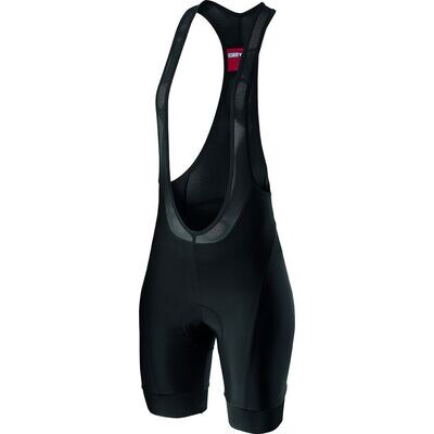 Castelli Prima Bibshorts Women's - Black/Dark Grey