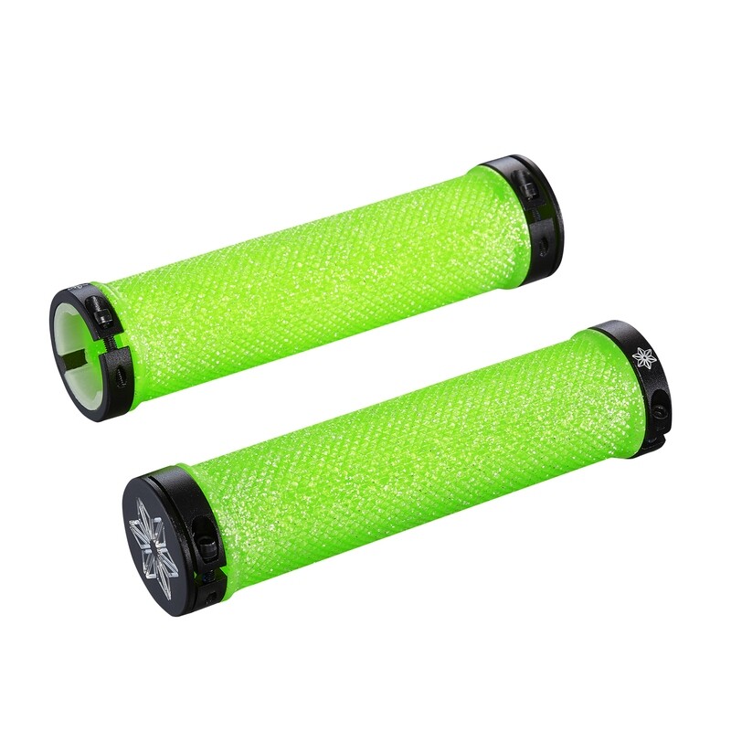 Supacaz Diamond Kush Grip – Neon Green