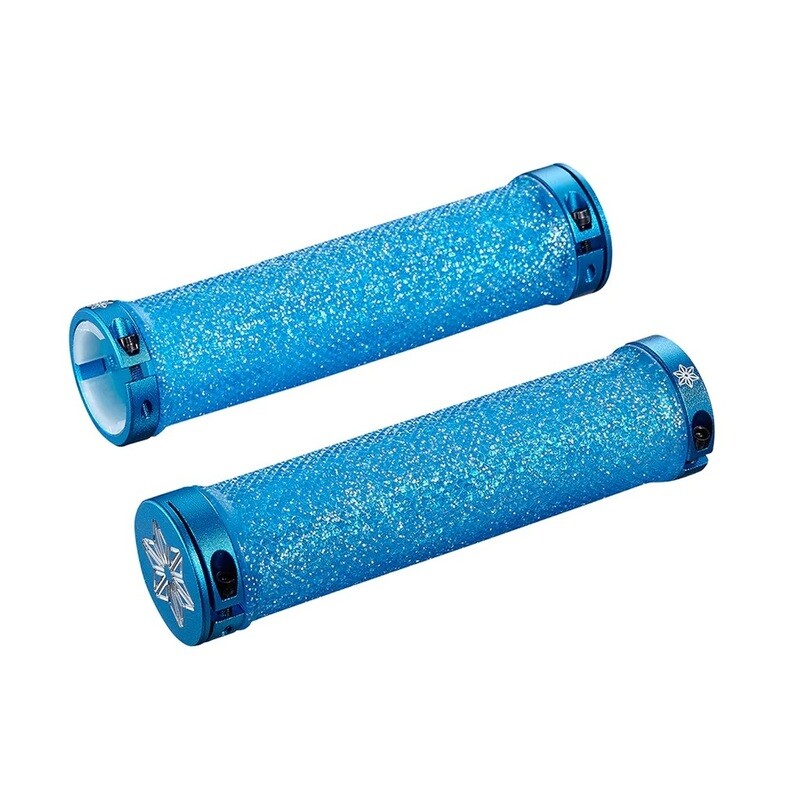 Supacaz Diamond Kush Grip – Neon Blue