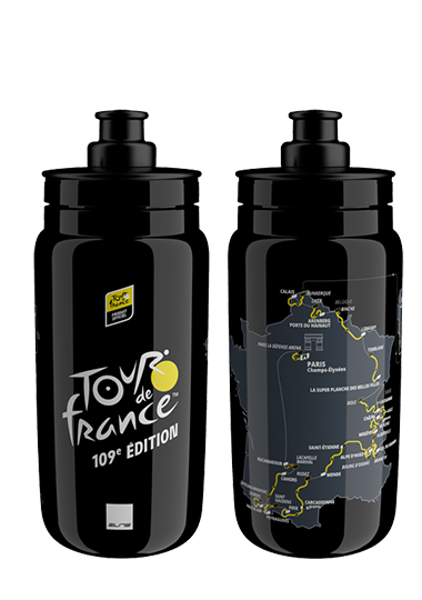 Elite Fly Bottle - Tour de France Black Map 550ml 109 Edition