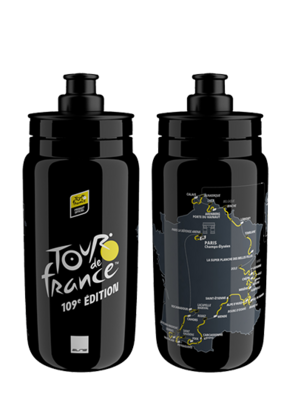 Elite Fly Bottle - Tour de France Black Map 550ml 109 Edition