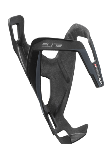 Elite Bottle Cage Vico Carbon Mat - Black Graphic