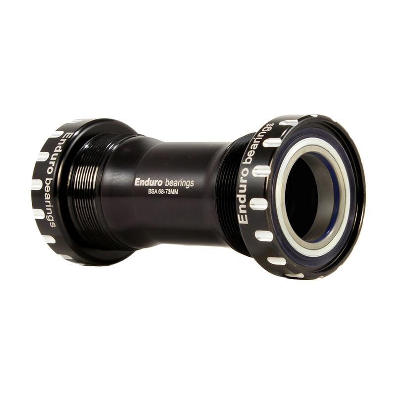 Enduro Bearing BKC-0560 - BSA Thread-In, Ceramic, XD-15 Corsa, 45° Angular Contact, Bearing Bottom Bracket for 68mm BSA Threaded Framesets for Shimano 24mm Cranksets