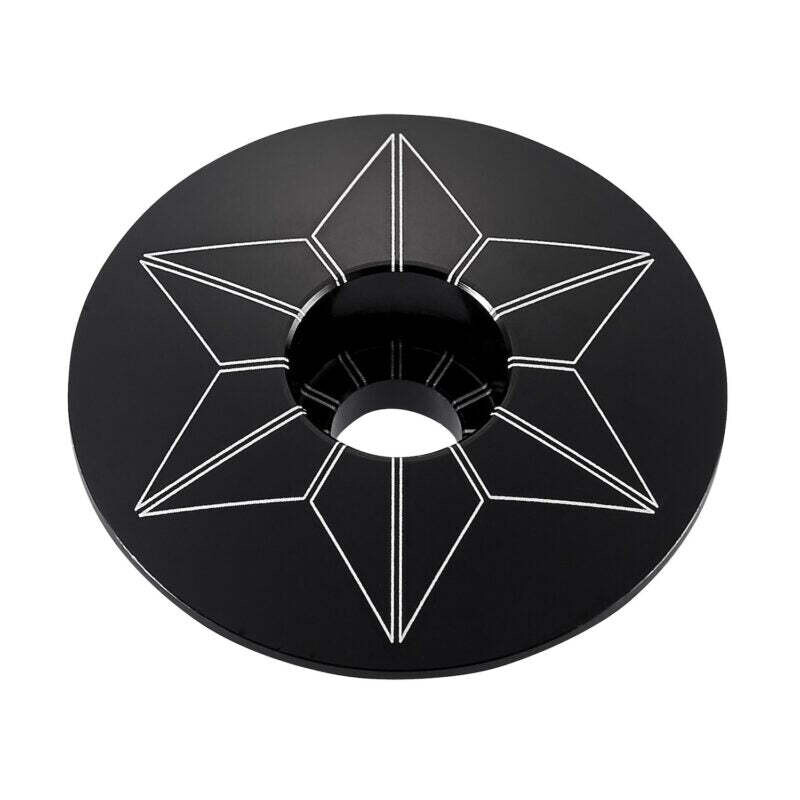 Supacaz Star Caps - Black Anodized