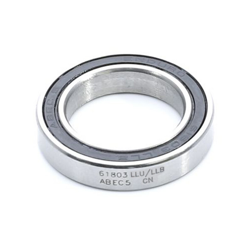 Enduro Bearing 61803 LLU/LLB CN- ABEC-5 Radial Bearing (CN Clearance) - 17mm x 26mm x 5mm
