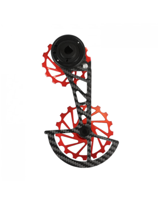 Novaride Carbon Ceramic Derailleur SRAM Road AXS 12V - Rival - Red