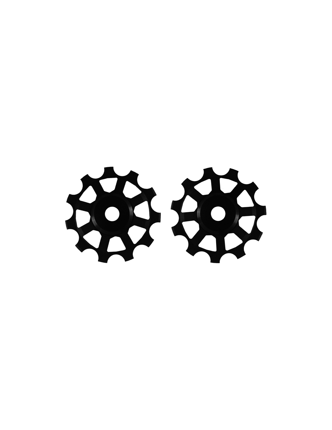 Novaride 11T Ceramic Pulley Wheels - Black