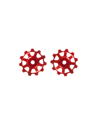 Novaride 11T Ceramic Pulley Wheels - Red