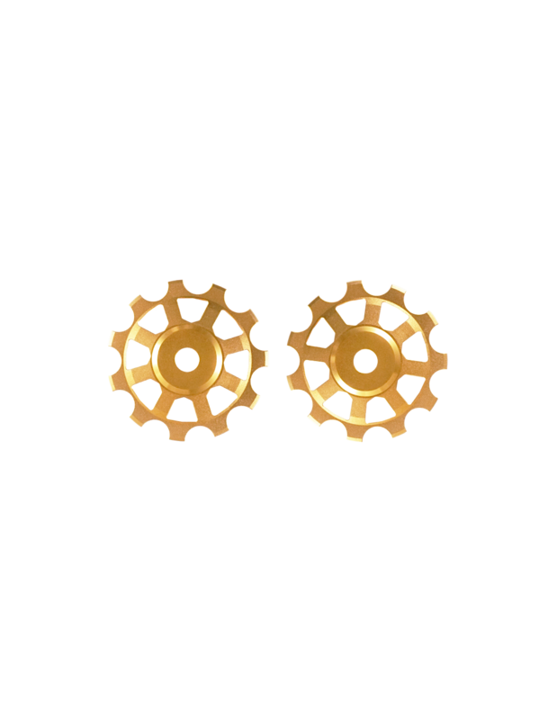 Novaride 11T Ceramic Pulley Wheels - Gold