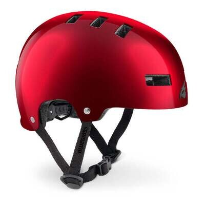 Bluegrass Superbold BMX Dirt Helmet - Red Metallic Glossy