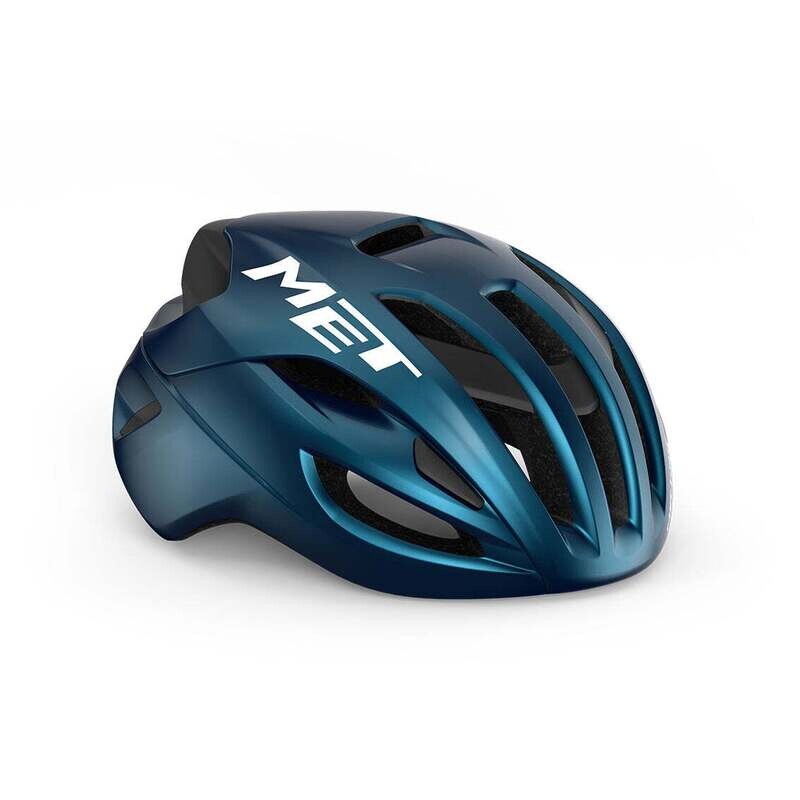 Met Rivale Mips® - Teal Blue Metallic Glossy