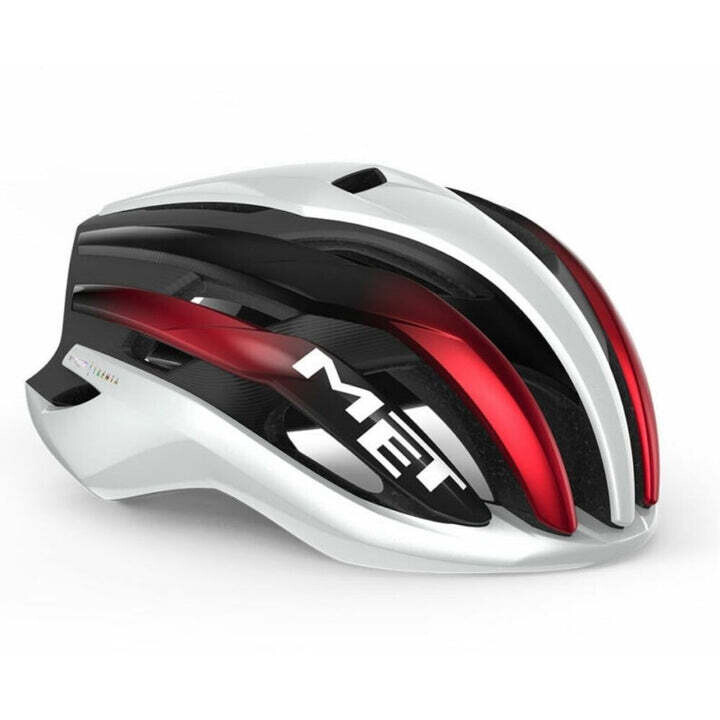 Met Trenta Mips® - White Black Red Metallic