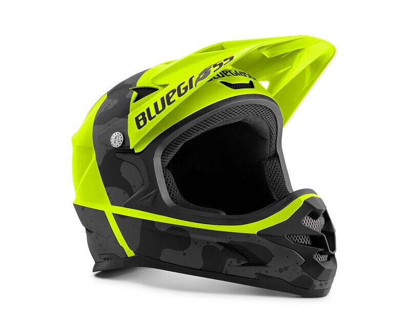Bluegrass Intox Ce - Fluo Yellow Black Camo | Matt