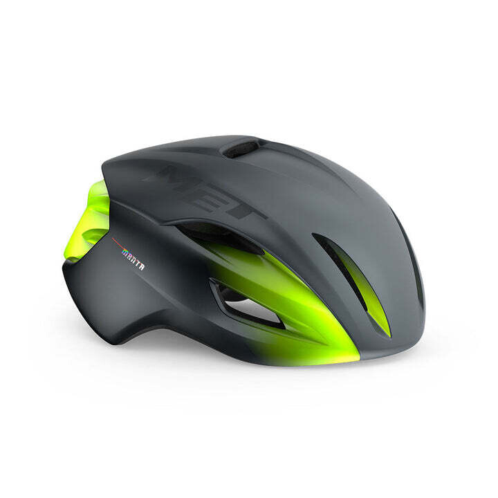 Met Manta MIPS - Gray Fluo Yellow | Matt Glossy