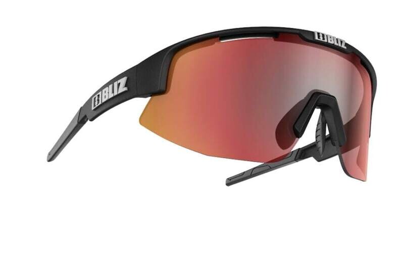 Bliz Matrix- Matt Black / Red Multi - Cycling Sunglasses