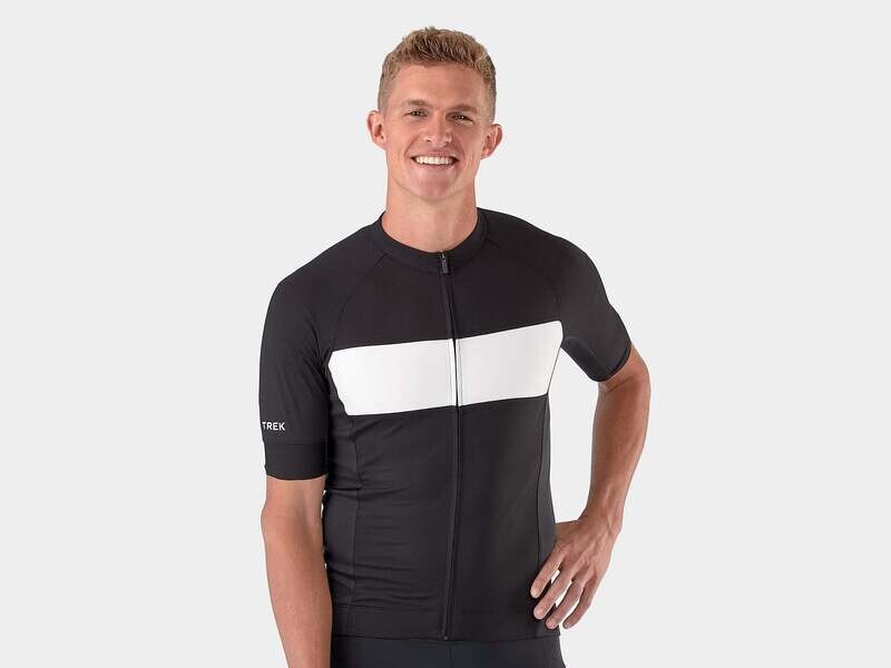 Trek Circuit Cycling Jersey - Black/White