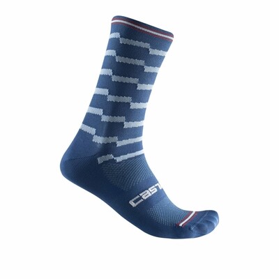 Castelli Unlimited 18 Socks - Cobalt Blue