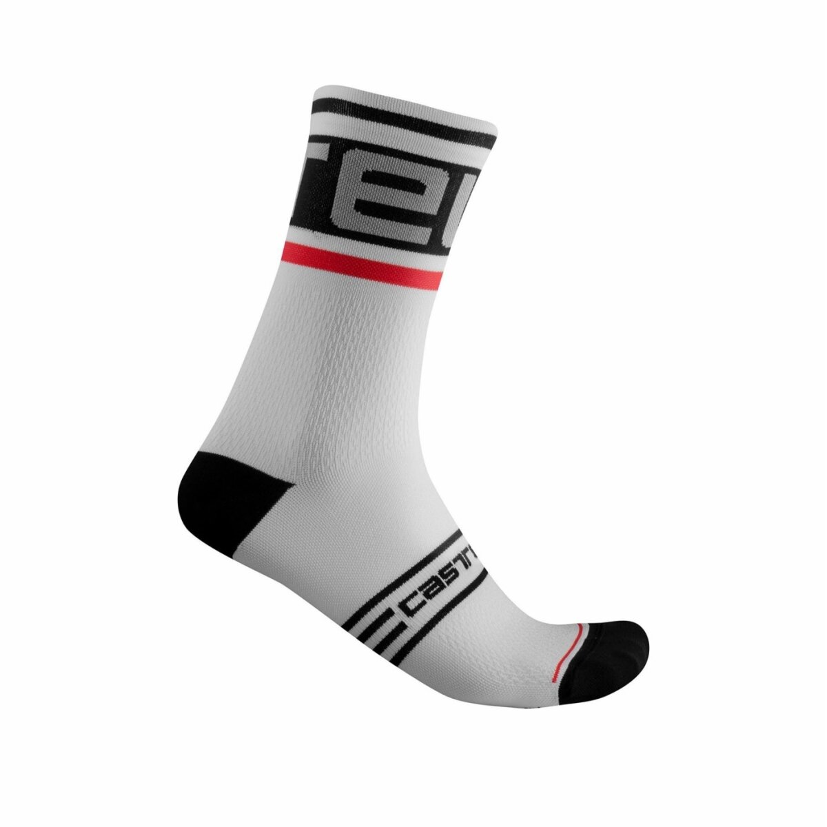 Castelli Prologo 15 Sock - Black/White