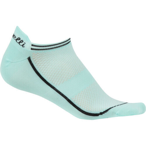 Castelli Invisible Womens Cycling Socks - Aruba Blue