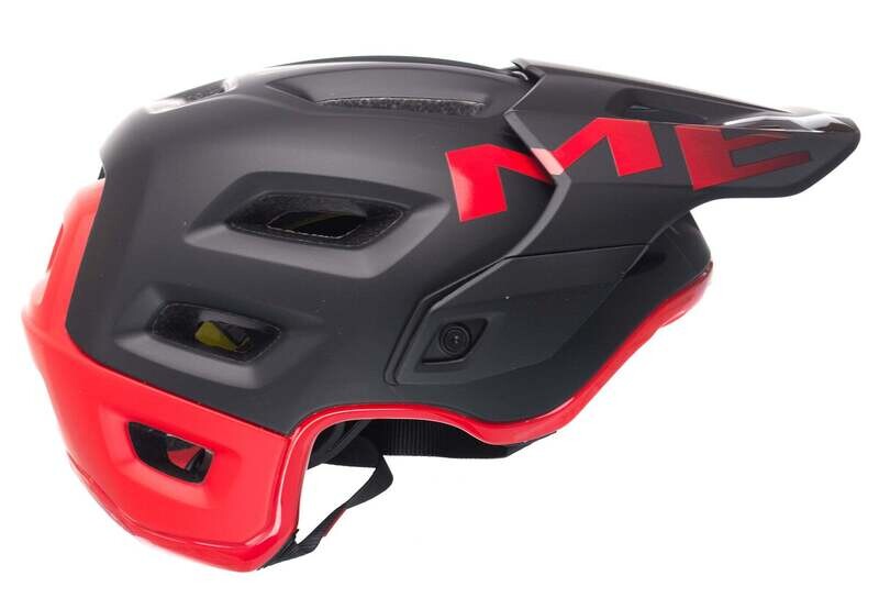 Met Roam MIPS CE - Black/Red Mat Glossy