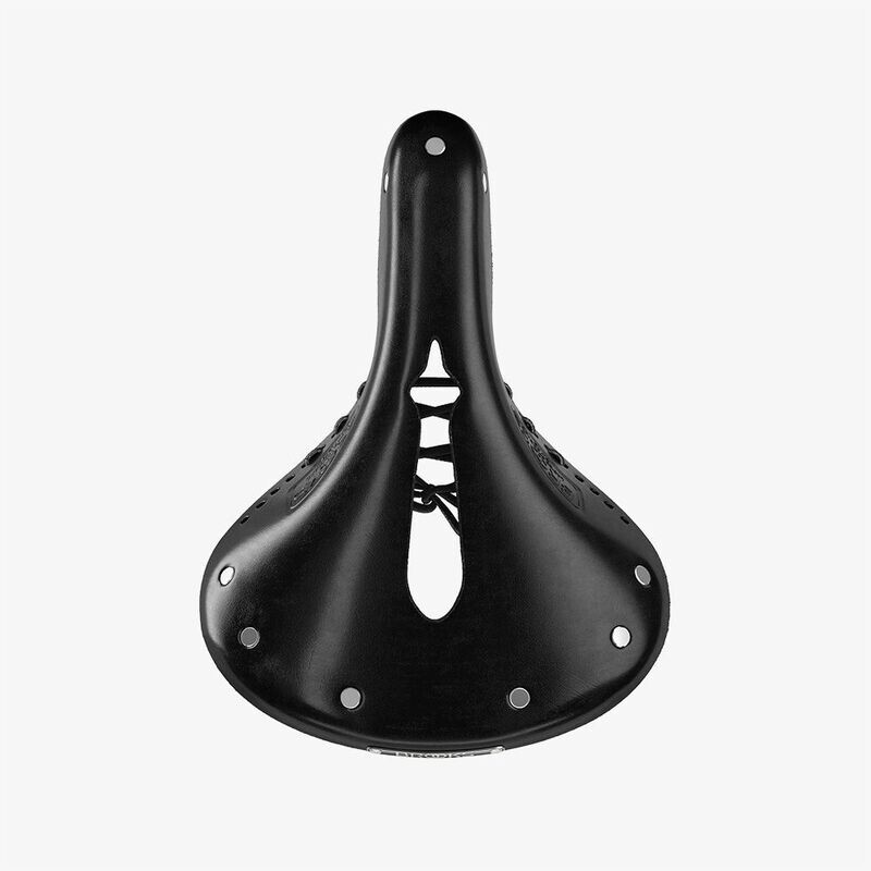 Brooks Saddle B17 Short Carved - Black