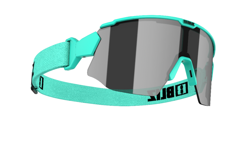 Bliz Breeze - Turquoise | Matt Turquoise / Smoke with silver mirror